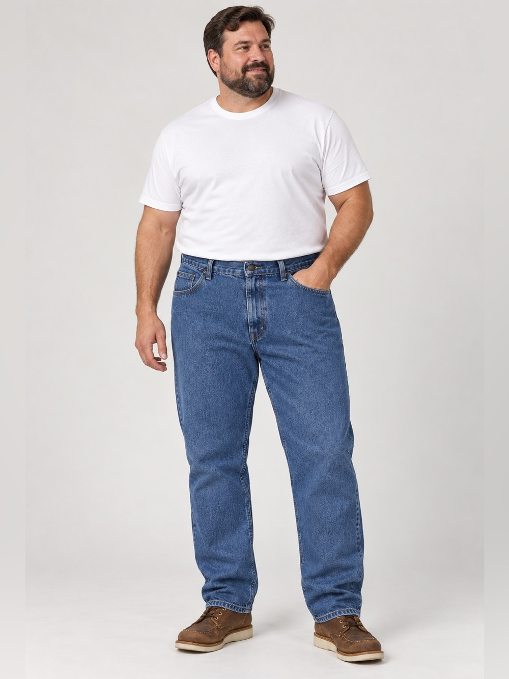 Wrangler Blue Ridge Men’s Denim Jeans Workwear Preppy Chic